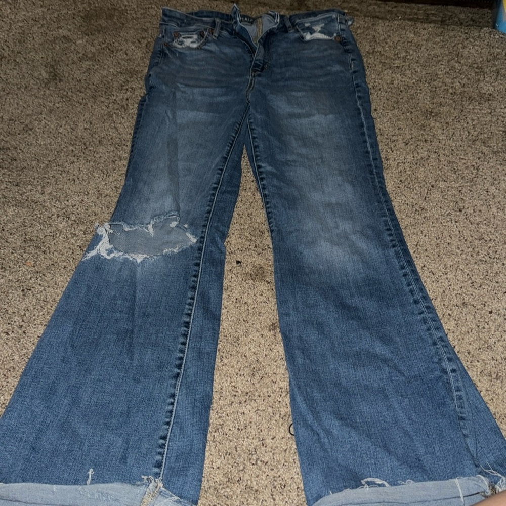 american eagle flare jeans